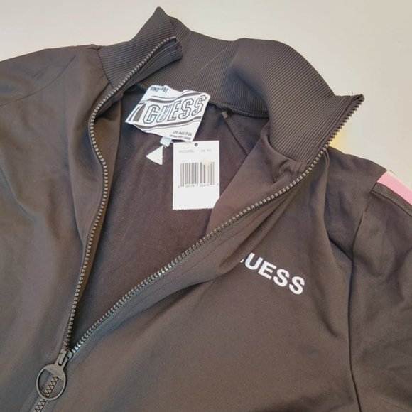 GUESS Sideband Logo Drawstring Waist Jumpsuit sz S - Picture 13 of 16